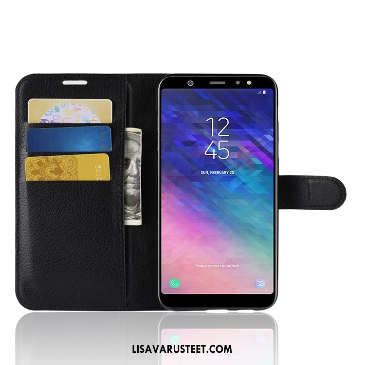 Samsung Galaxy A6+ Kuoret Puhelimen Nahkakotelo All Inclusive Murtumaton Kukkakuvio Kuori Halpa