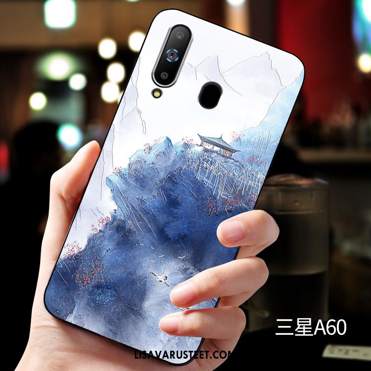 Samsung Galaxy A60 Kuoret Kuori Pehmeä Neste Punainen Puhelimen Murtumaton Tarjous