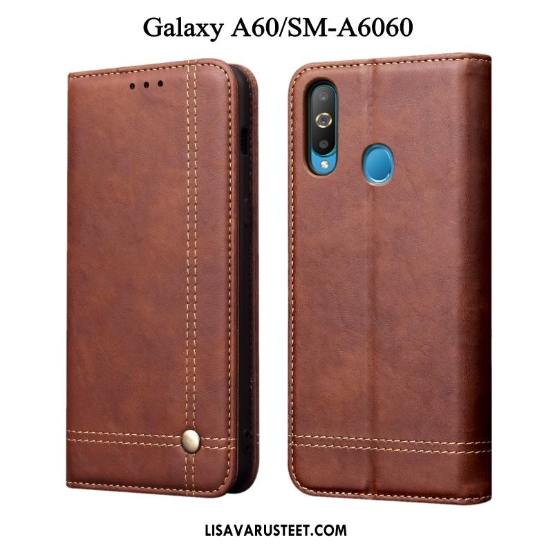 Samsung Galaxy A60 Kuoret Pehmeä Neste Murtumaton All Inclusive Suojaus Punainen Kuori Osta