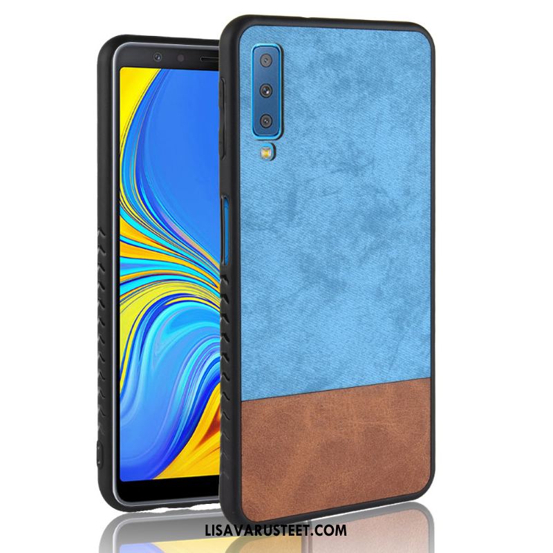 Samsung Galaxy A7 2018 Kuoret Kuori Suojaus Cowboy Kukkakuvio Kotelo Osta