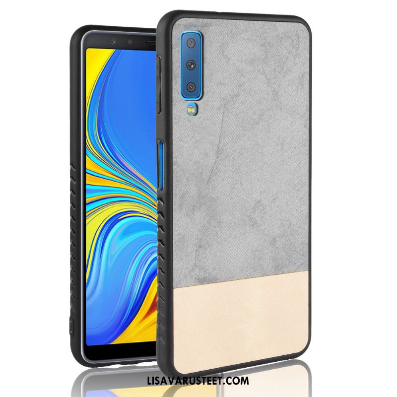 Samsung Galaxy A7 2018 Kuoret Kuori Suojaus Cowboy Kukkakuvio Kotelo Osta