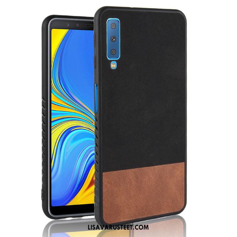 Samsung Galaxy A7 2018 Kuoret Kuori Suojaus Cowboy Kukkakuvio Kotelo Osta