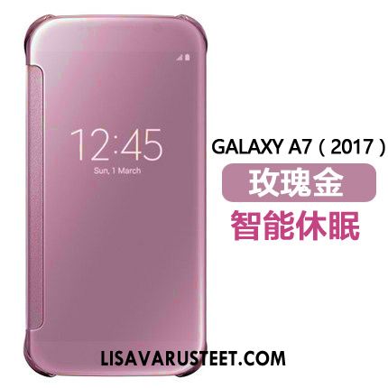 Samsung Galaxy A7 2018 Kuoret Puhelimen Suojaus Kuori Kotelo Peili Verkossa