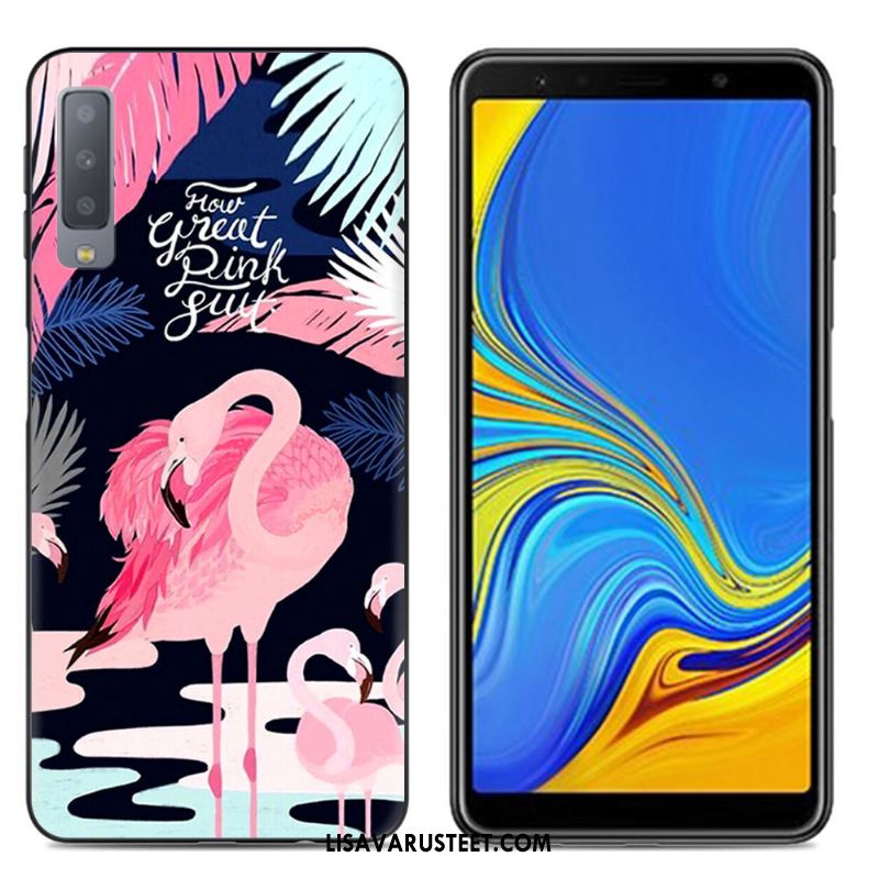 Samsung Galaxy A7 2018 Kuoret Tähti Maalaus Luova Murtumaton Pehmeä Neste Verkossa