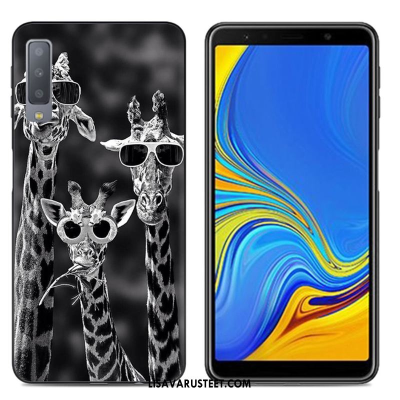 Samsung Galaxy A7 2018 Kuoret Tähti Maalaus Luova Murtumaton Pehmeä Neste Verkossa