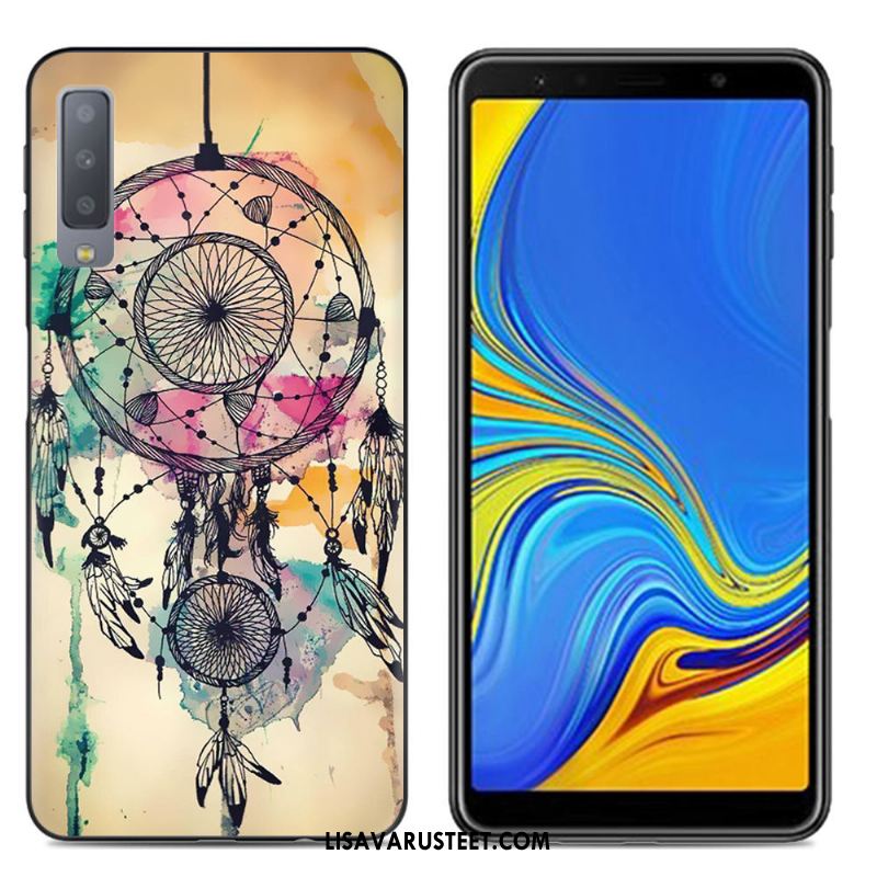 Samsung Galaxy A7 2018 Kuoret Tähti Maalaus Luova Murtumaton Pehmeä Neste Verkossa