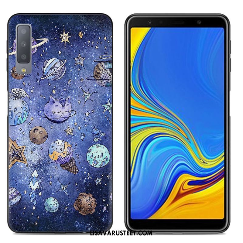 Samsung Galaxy A7 2018 Kuoret Tähti Maalaus Luova Murtumaton Pehmeä Neste Verkossa