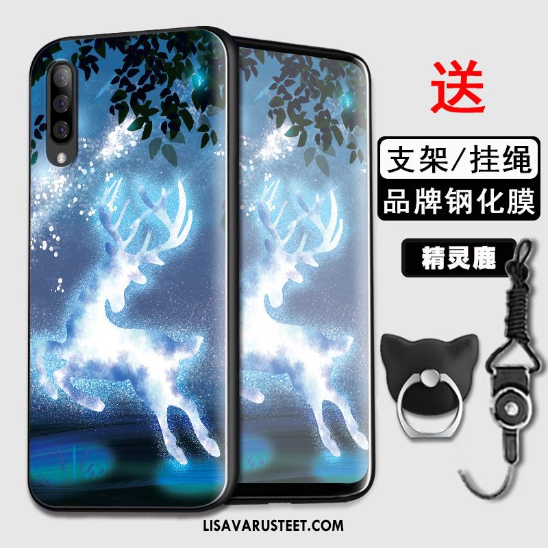 Samsung Galaxy A70 Kuoret Kuori Puhelimen Silikoni Murtumaton Sininen Myynti