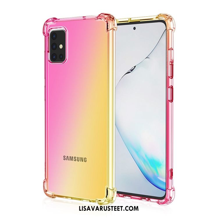 Samsung Galaxy A71 Kuoret Kuori Sateenkaari Suupaltti Murtumaton Puhelimen Myynti