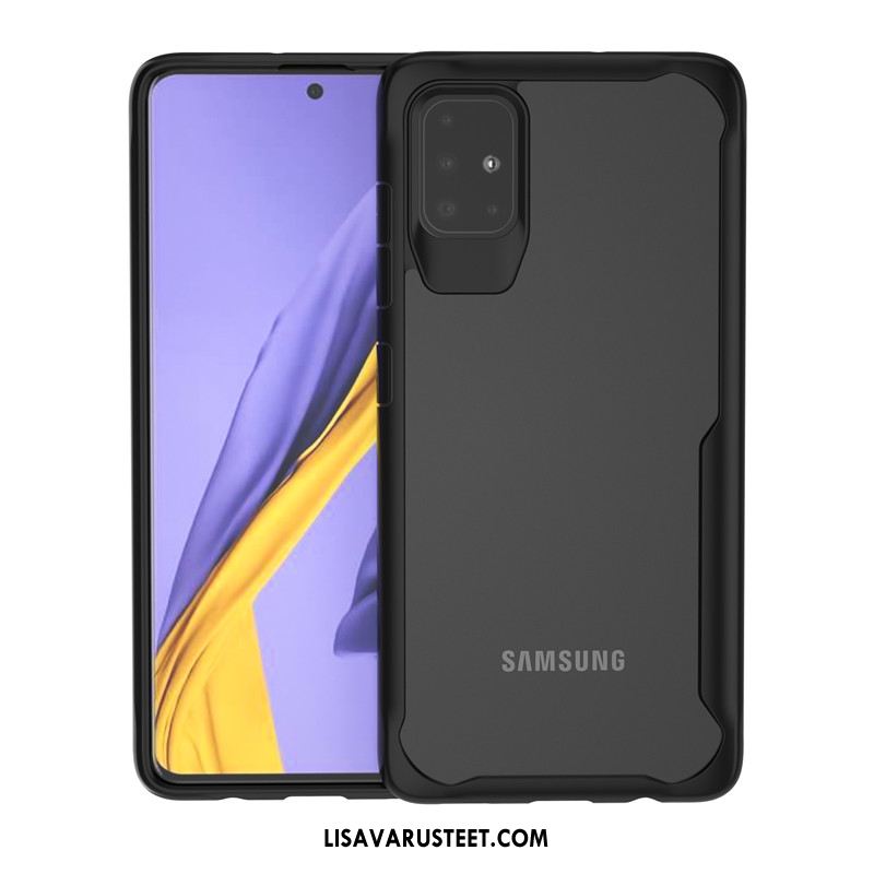 Samsung Galaxy A71 Kuoret Murtumaton Suupaltti Punainen Suojaus Pehmeä Neste Osta