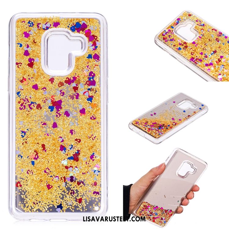 Samsung Galaxy A8 2018 Kuoret Juoksuhiekka Tähti Kuori All Inclusive Puhelimen Myynti