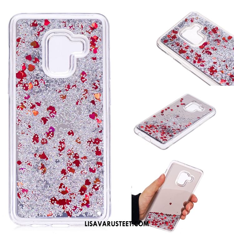 Samsung Galaxy A8 2018 Kuoret Juoksuhiekka Tähti Kuori All Inclusive Puhelimen Myynti