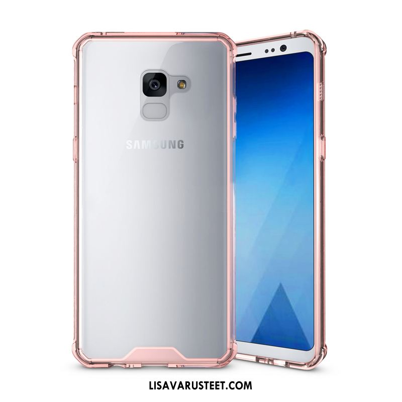 Samsung Galaxy A8 2018 Kuoret Läpinäkyvä Puhelimen Vihreä Kotelo All Inclusive Halvat