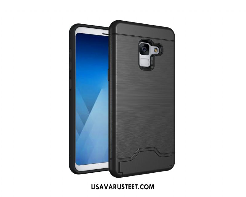 Samsung Galaxy A8 2018 Kuoret Murtumaton All Inclusive Kukkakuvio Johdin Trendi Myynti