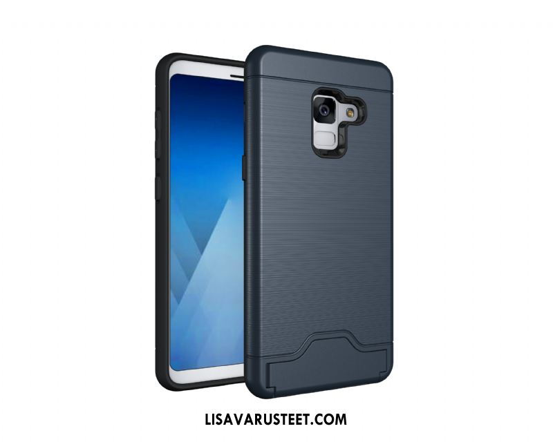 Samsung Galaxy A8 2018 Kuoret Murtumaton All Inclusive Kukkakuvio Johdin Trendi Myynti