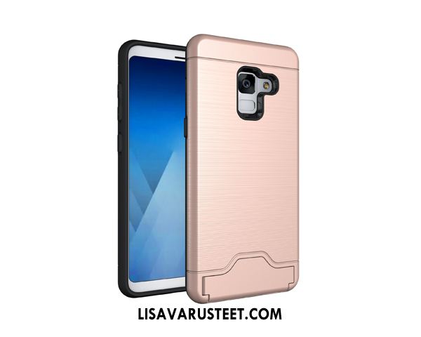 Samsung Galaxy A8 2018 Kuoret Musta Suojaus Kortti Tähti Johdin Myynti