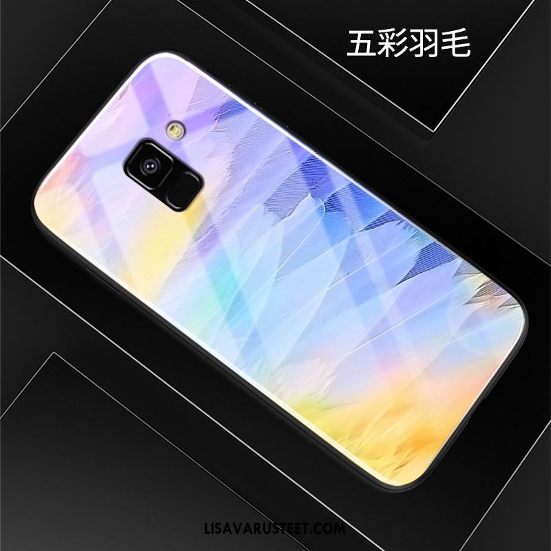 Samsung Galaxy A8 2018 Kuoret Silikoni Monivärinen Kotelo Tide-brändi Murtumaton Osta