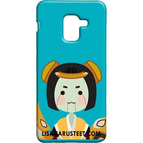 Samsung Galaxy A8 2018 Kuoret Valkoinen Vihreä Puhelimen Kuori Pesty Suede Osta