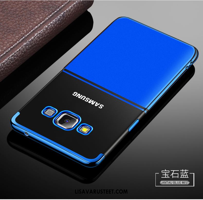 Samsung Galaxy A8 Kuoret Läpinäkyvä Näytönsuojus Ohut Musta Tähti Verkossa
