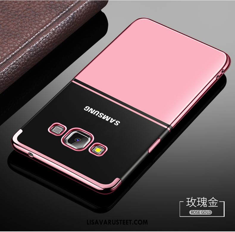 Samsung Galaxy A8 Kuoret Läpinäkyvä Näytönsuojus Ohut Musta Tähti Verkossa