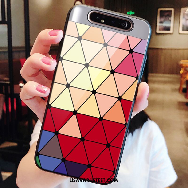 Samsung Galaxy A80 Kuoret Monivärinen Murtumaton Lasi Kuori Puhelimen Halpa