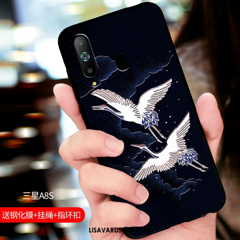 Samsung Galaxy A8s Kuoret Murtumaton Pesty Suede Persoonallisuus Net Red Silikoni Verkossa