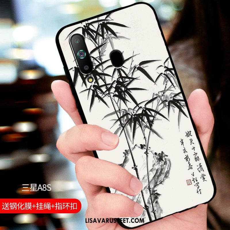 Samsung Galaxy A8s Kuoret Murtumaton Pesty Suede Persoonallisuus Net Red Silikoni Verkossa
