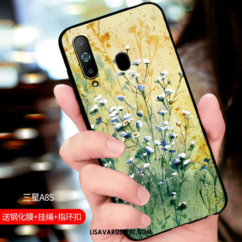 Samsung Galaxy A8s Kuoret Murtumaton Pesty Suede Persoonallisuus Net Red Silikoni Verkossa