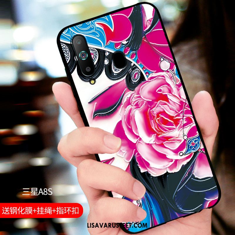 Samsung Galaxy A8s Kuoret Murtumaton Pesty Suede Persoonallisuus Net Red Silikoni Verkossa