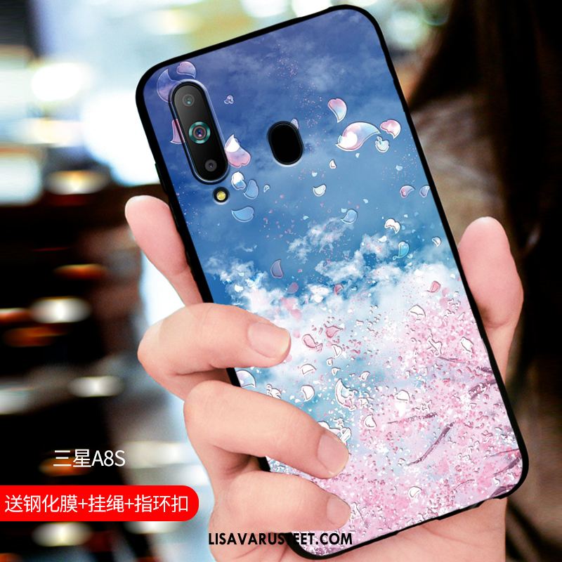 Samsung Galaxy A8s Kuoret Murtumaton Pesty Suede Persoonallisuus Net Red Silikoni Verkossa