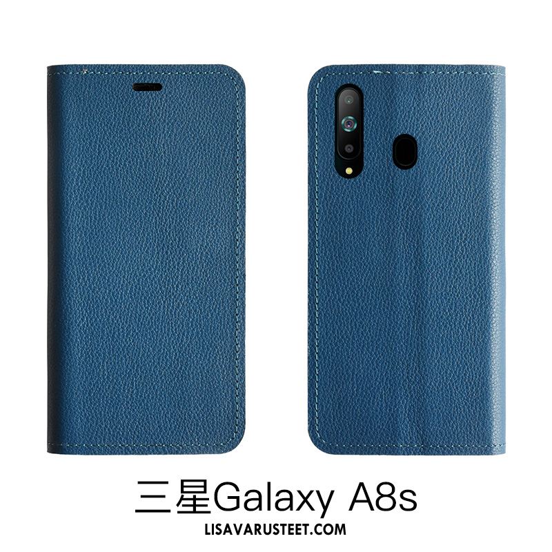 Samsung Galaxy A8s Kuoret Murtumaton Suojaus Ylellisyys Nahkakotelo Kuori Verkossa