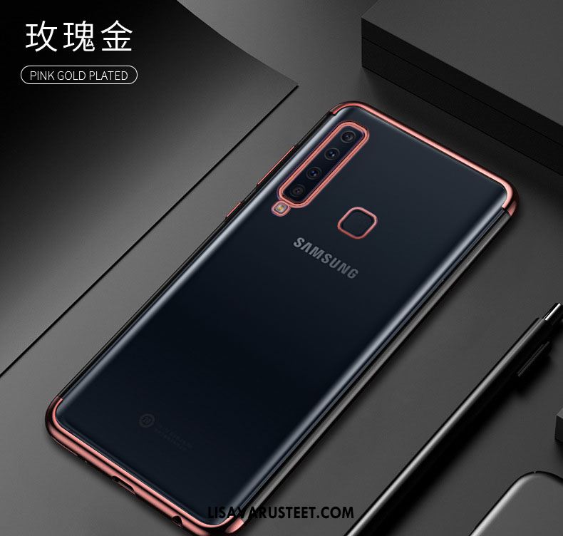 Samsung Galaxy A9 2018 Kuoret Murtumaton Kotelo Sininen Suuntaus Suojaus Halpa