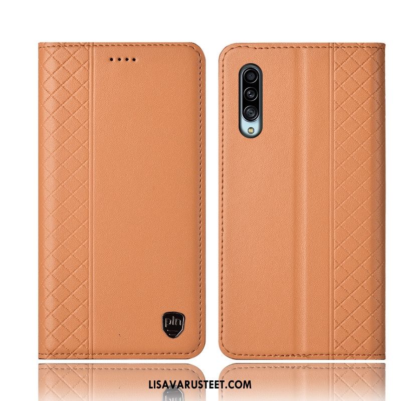 Samsung Galaxy A90 5g Kuoret Kotelo Kuori Suojaus Murtumaton Aito Nahka Alennus