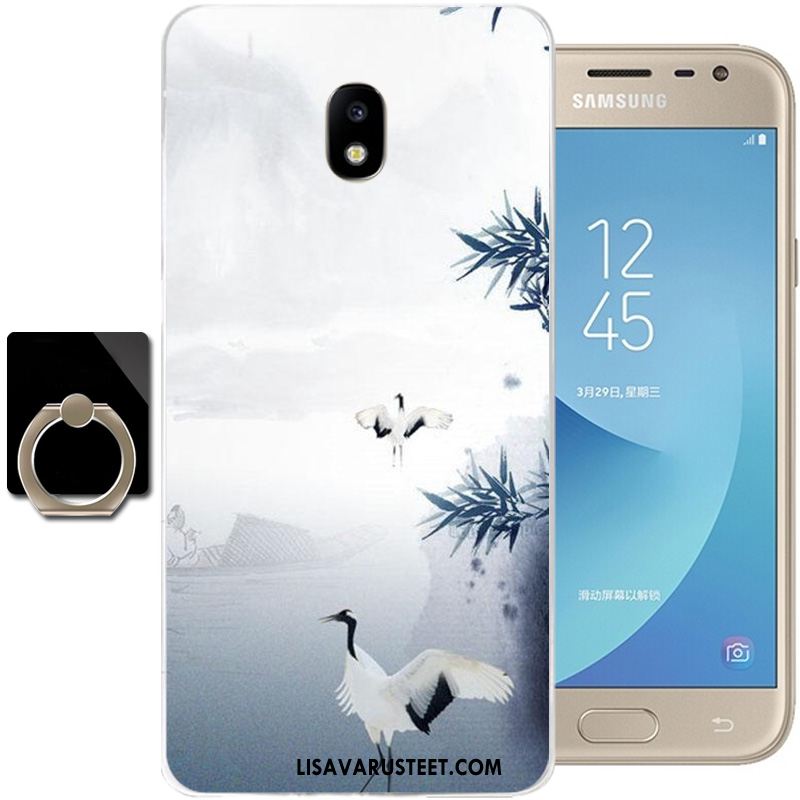 Samsung Galaxy J3 2017 Kuoret Silikoni All Inclusive Suojaus Tähti Pehmeä Neste Kuori Alennus