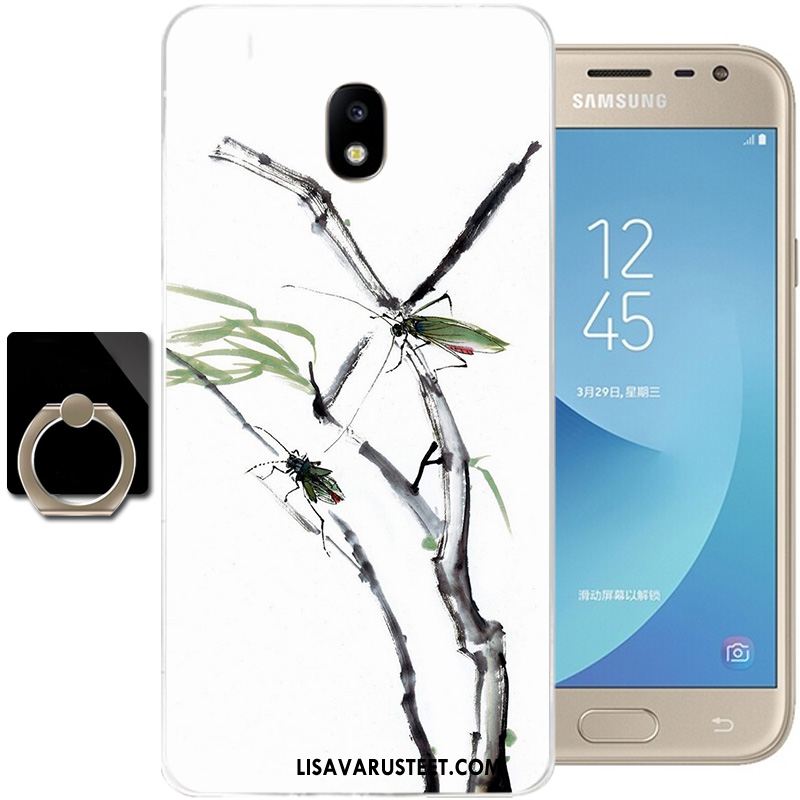 Samsung Galaxy J3 2017 Kuoret Silikoni All Inclusive Suojaus Tähti Pehmeä Neste Kuori Alennus