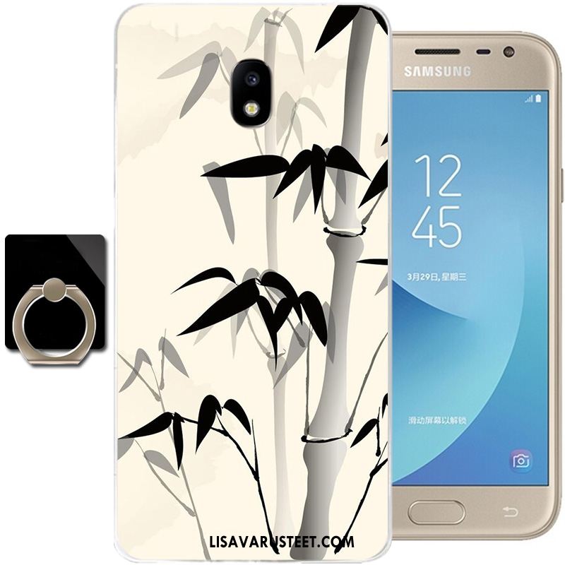 Samsung Galaxy J3 2017 Kuoret Silikoni All Inclusive Suojaus Tähti Pehmeä Neste Kuori Alennus