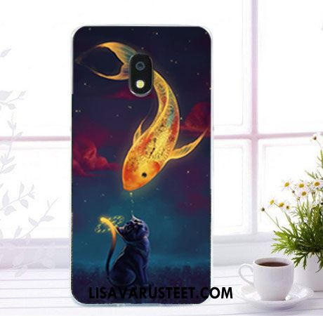 Samsung Galaxy J5 2017 Kuoret Tähti Kotelo Pehmeä Neste Musta Maalaus Netistä
