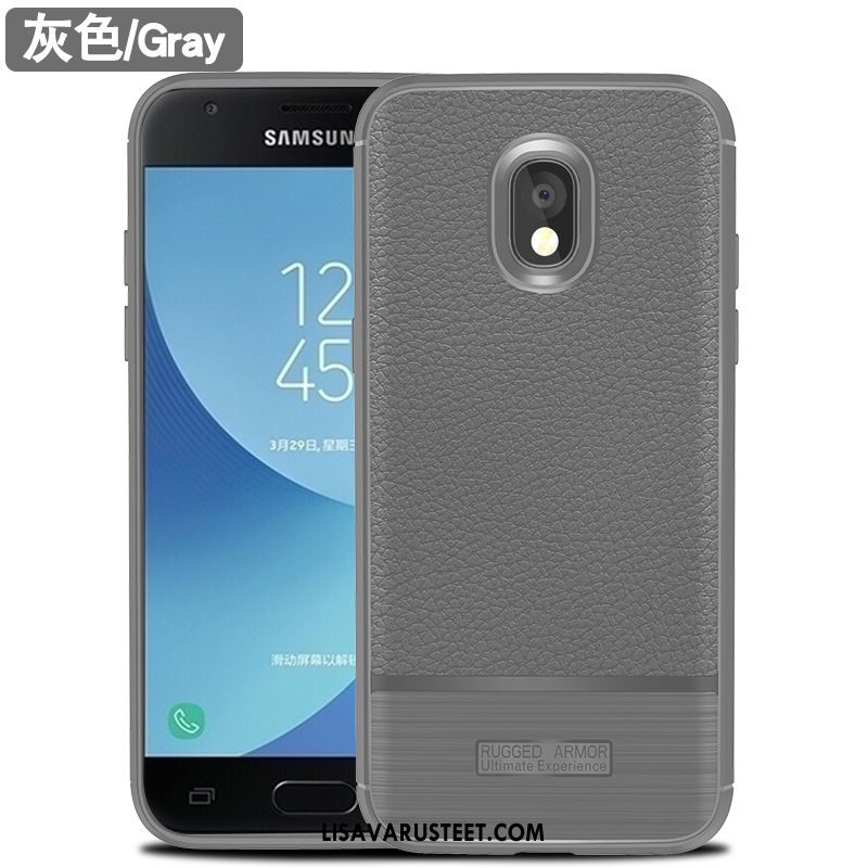 Samsung Galaxy J7 2017 Kuoret Kotelo Kukkakuvio Tähti Puhelimen Sininen Kuori Verkossa