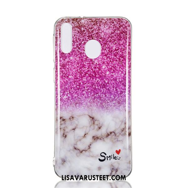 Samsung Galaxy M20 Kuoret Puhelimen Kotelo Violetti Silikoni Kuori Osta