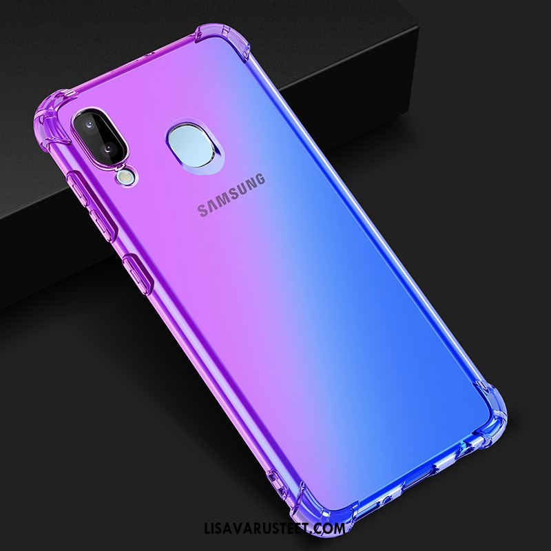 Samsung Galaxy M20 Kuoret Sininen Kaltevuus Puhelimen Kuori Kotelo Alennus