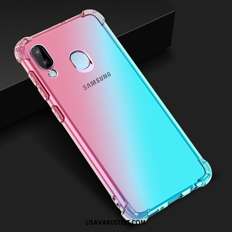 Samsung Galaxy M20 Kuoret Sininen Kaltevuus Puhelimen Kuori Kotelo Alennus