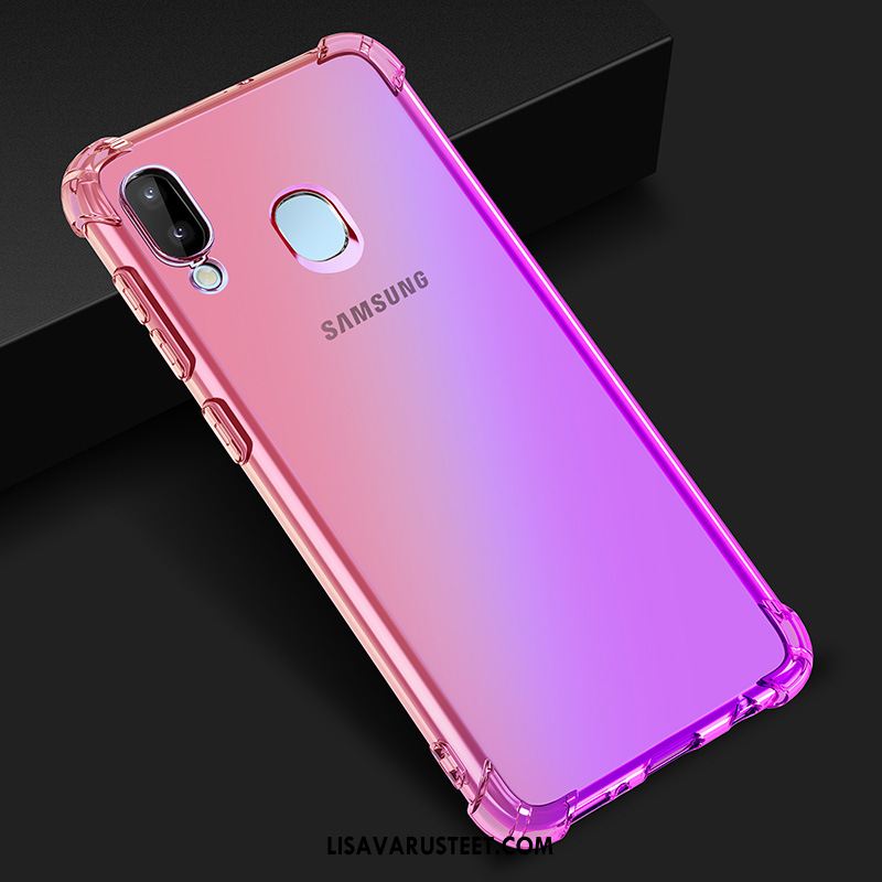 Samsung Galaxy M20 Kuoret Sininen Kaltevuus Puhelimen Kuori Kotelo Alennus