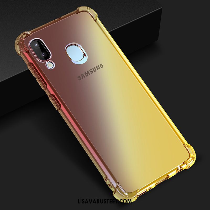 Samsung Galaxy M20 Kuoret Sininen Kaltevuus Puhelimen Kuori Kotelo Alennus