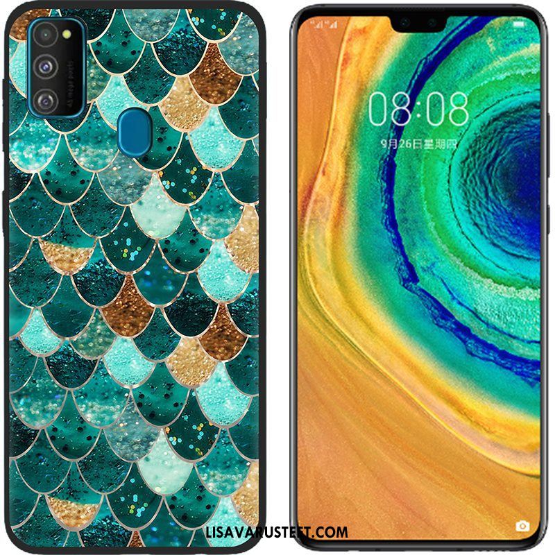 Samsung Galaxy M30s Kuoret Suojaus Silikoni Pehmeä Neste Sarjakuva Kotelo Halvat