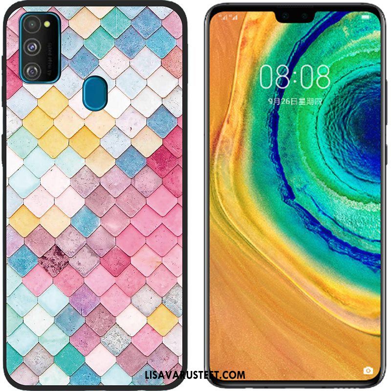 Samsung Galaxy M30s Kuoret Suojaus Silikoni Pehmeä Neste Sarjakuva Kotelo Halvat