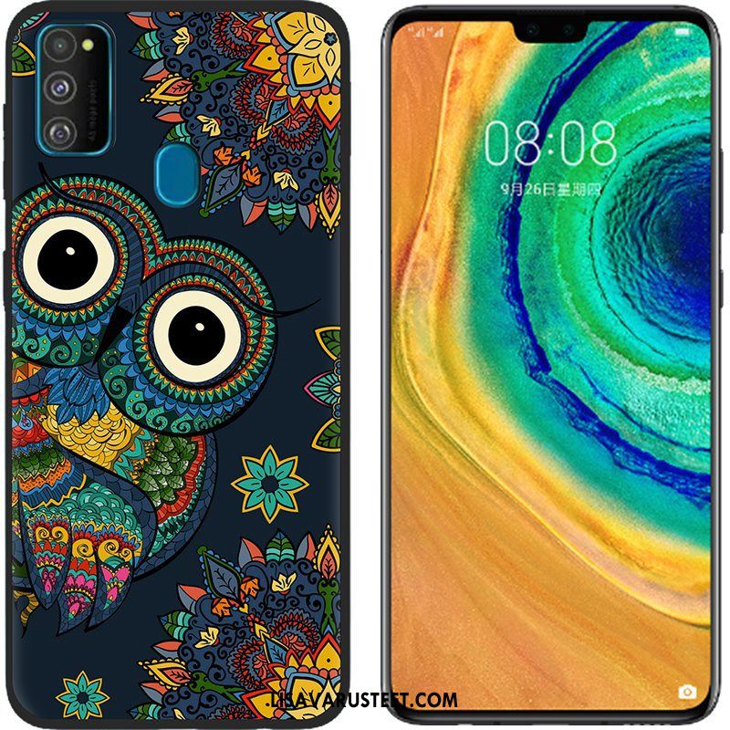 Samsung Galaxy M30s Kuoret Suojaus Silikoni Pehmeä Neste Sarjakuva Kotelo Halvat