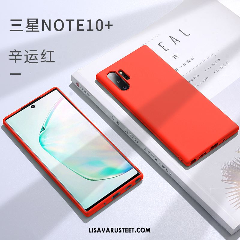 Samsung Galaxy Note 10+ Kuoret Sininen Suojaus Ultra Puhelimen Kotelo Osta