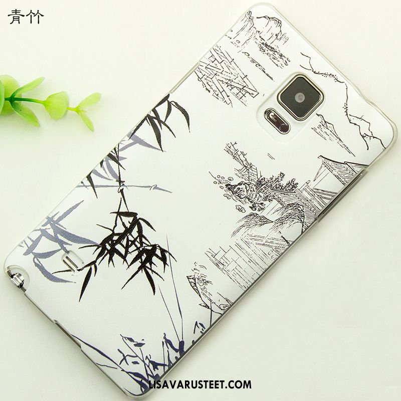 Samsung Galaxy Note 4 Kuoret Kohokuviointi Kotelo Puhelimen Kevyt Pesty Suede Kuori Halvat