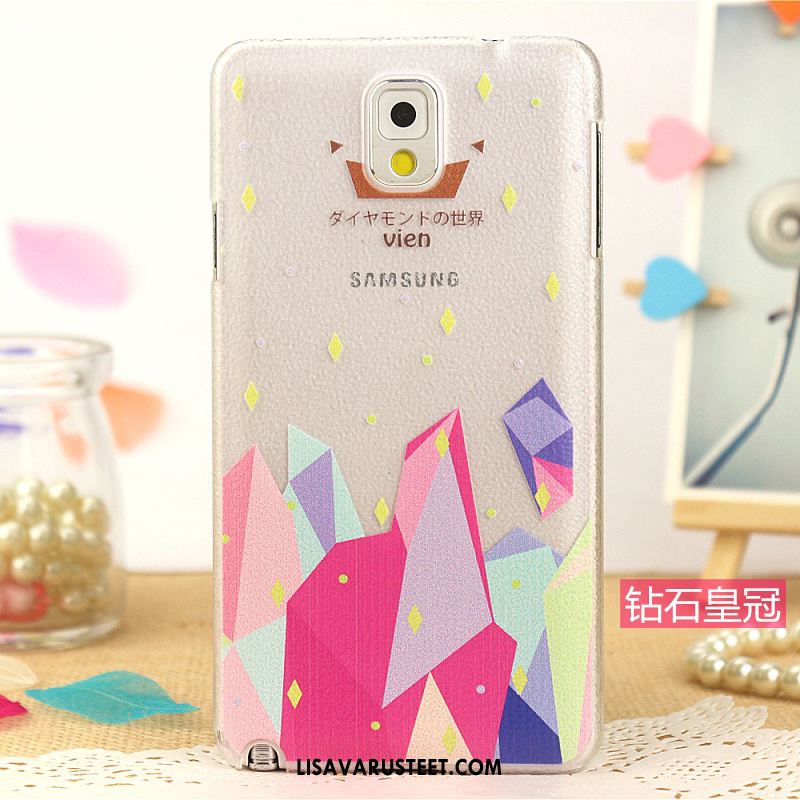 Samsung Galaxy Note 4 Kuoret Maalaus Sarjakuva Kevyt Kukkakuvio Kotelo Halvat