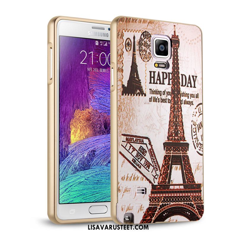 Samsung Galaxy Note 4 Kuoret Puhelimen Musta Suojaus Kuori Kotelo Halpa
